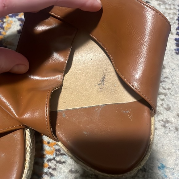 American Eagle Women’s Brown Platform Wedge Sandals | Size 8 - Picture 11 of 12